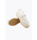 Espadrilles Strassées Femme - Naturel Uni Clair