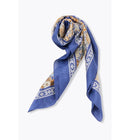Foulard Motif Paisley Femme - Bleu Imprime