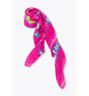 Foulard Carré Laura Gulshani - Rose Uni Colore