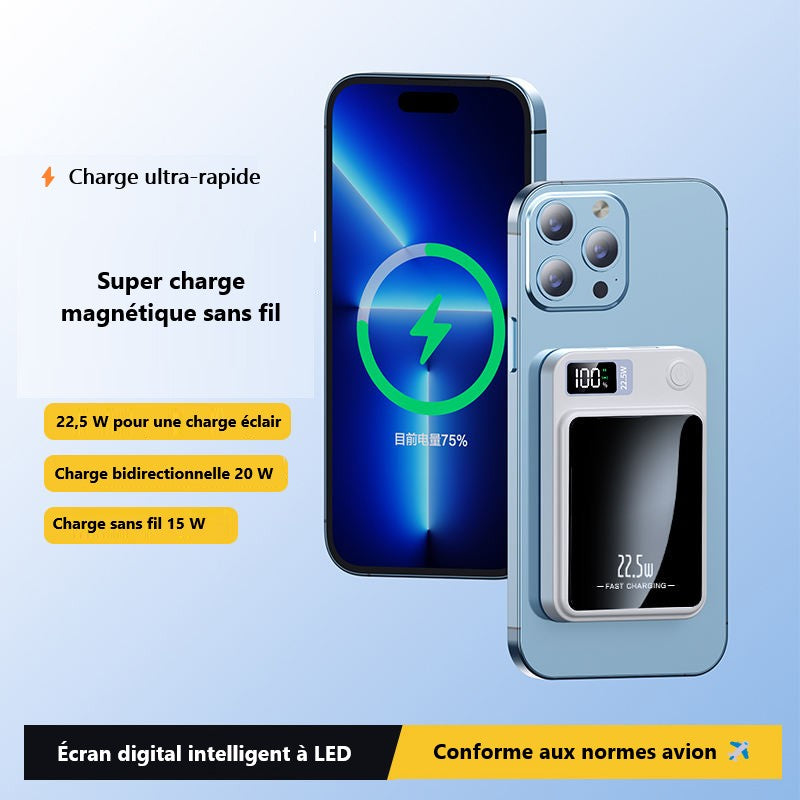 Power Bank 10000 Mah With Magsafe LED Screen