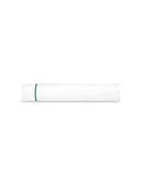 Drap plat Satin de coton - Blanc bourdon Vert Anglais