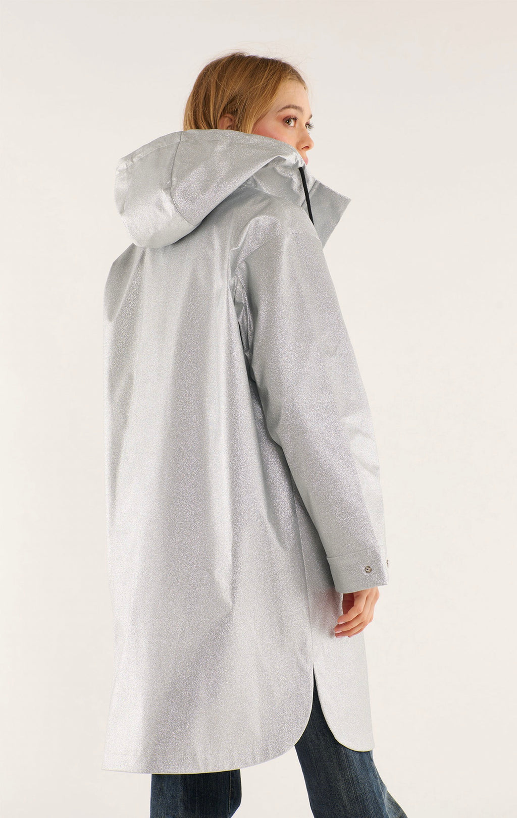 Regenjacke Drake Silber