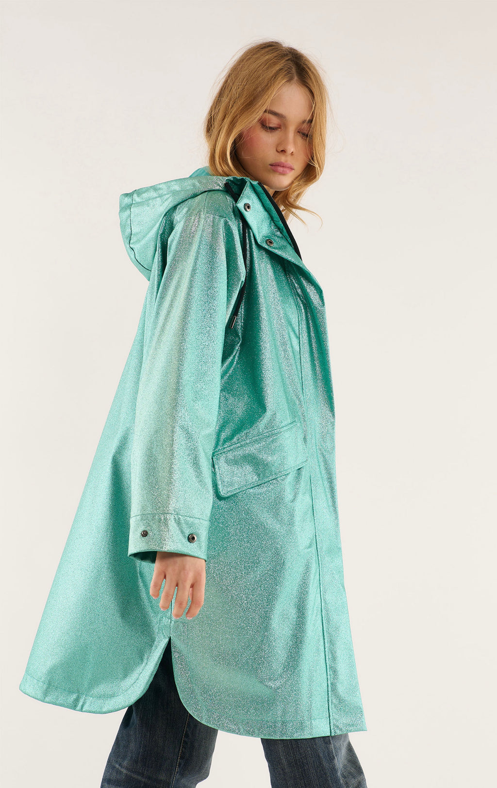 Regenjacke Drake Türkis