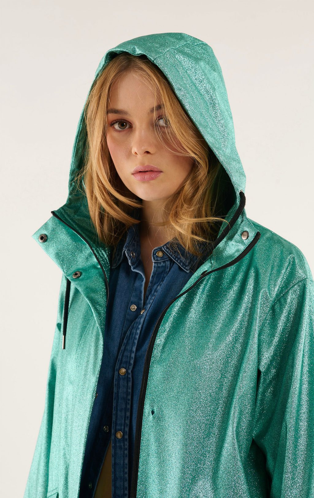 Regenjacke Drake Türkis