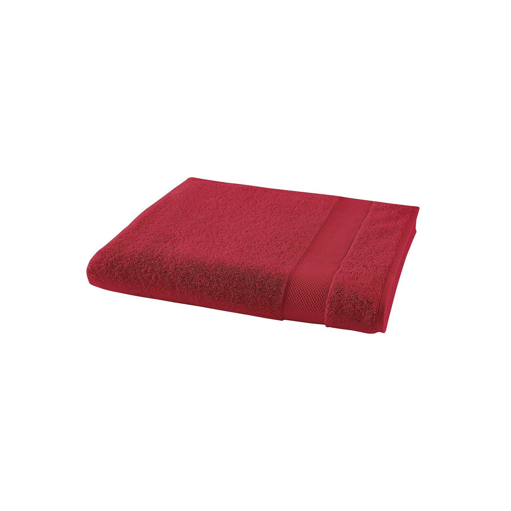 Éponge Unie - Drap de Bain - Cerise