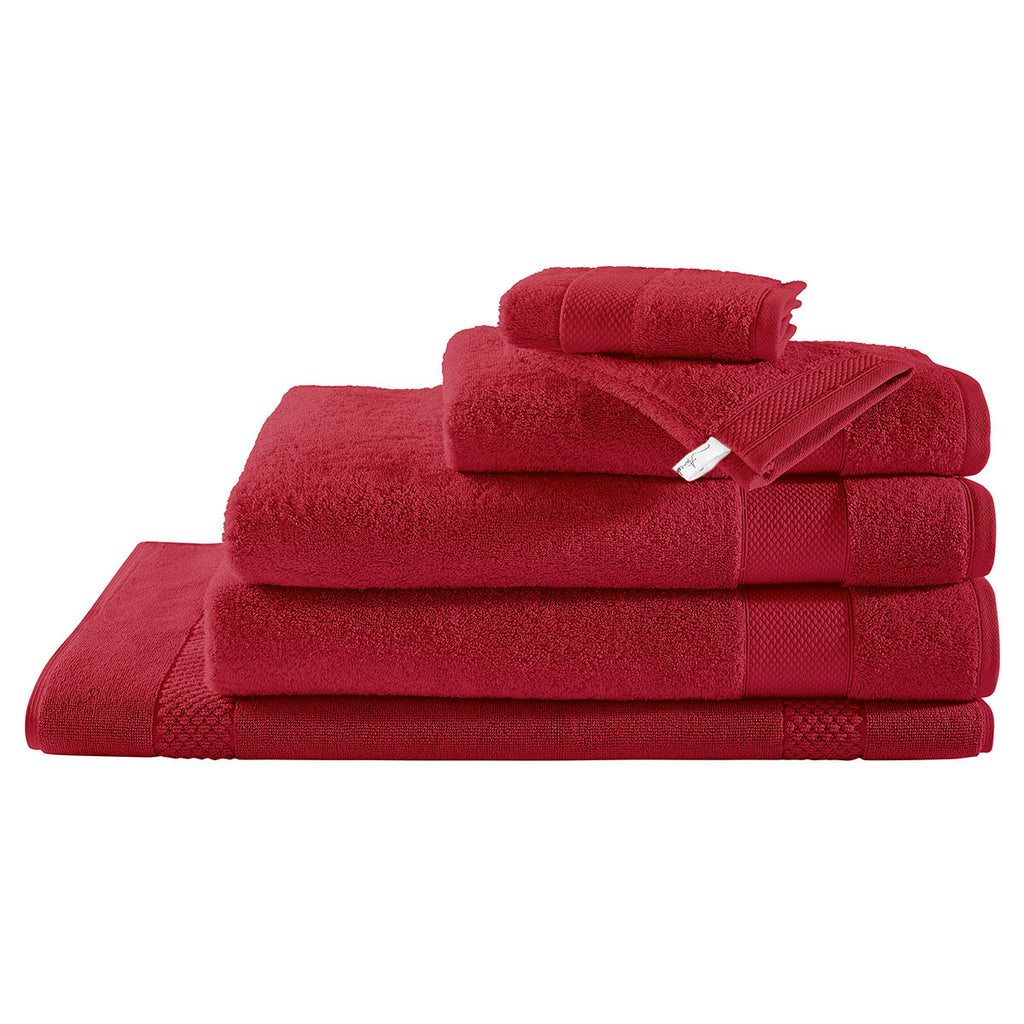 Éponge Unie - Drap de Douche - Cerise