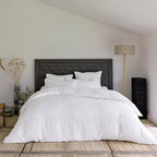 Washed Linen - Fitted Sheet - White