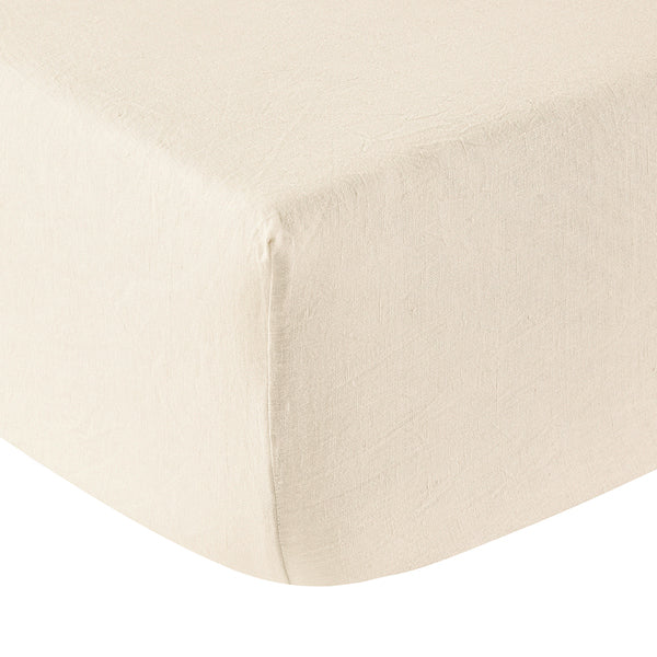Drap Housse - Lin Lave - Naturel