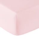 Drap Housse - Percale Unie - Rose