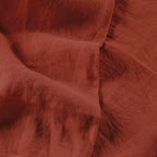Washed Linen - Flat Sheet - Terracotta