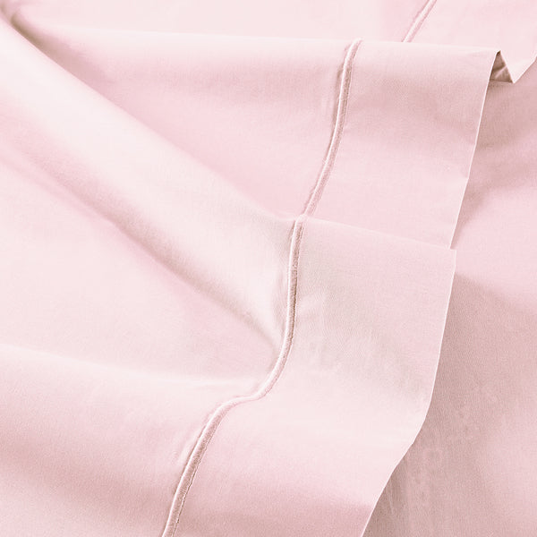 Percale Unie - Drap Plat - Rose