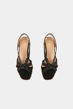 Drew Sandals - Braided Black