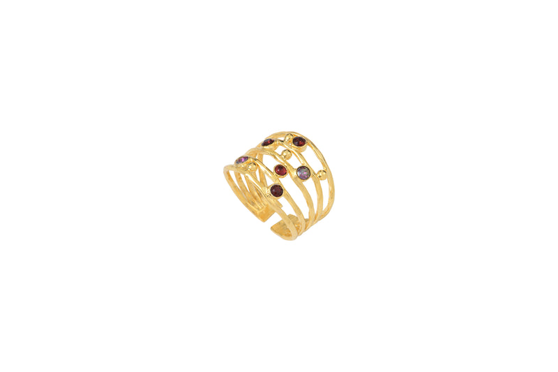 Bague Drib Deluxe Bordeaux