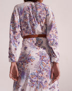 Vestido Largo Ilona - Blue Rainforest - Mujer