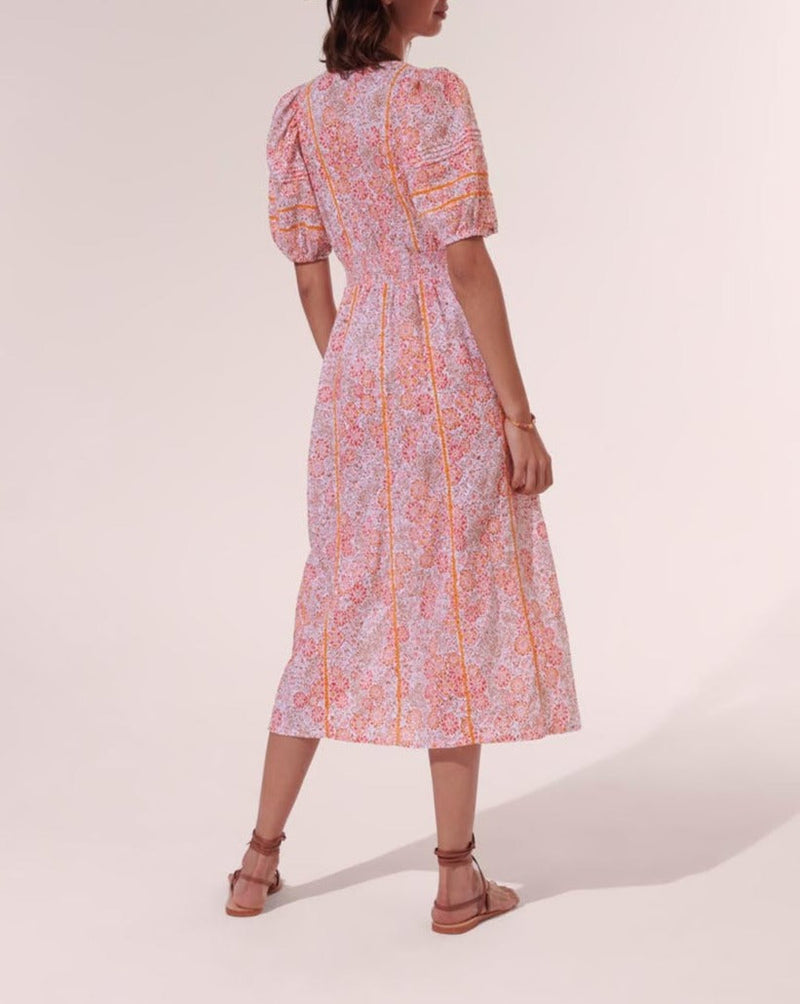 Robe Midi Reine - Pink Ceramique - Femme