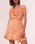 Robe Courte Aude - Orange Mayflower - Femme