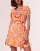 Robe Courte Aude - Orange Mayflower - Femme