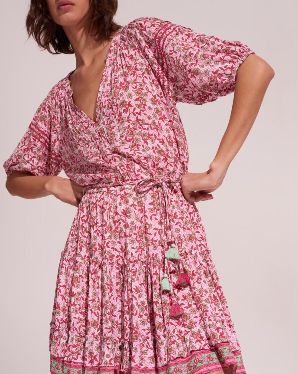 Robe Courte Bona - Pink Blossom - Femme