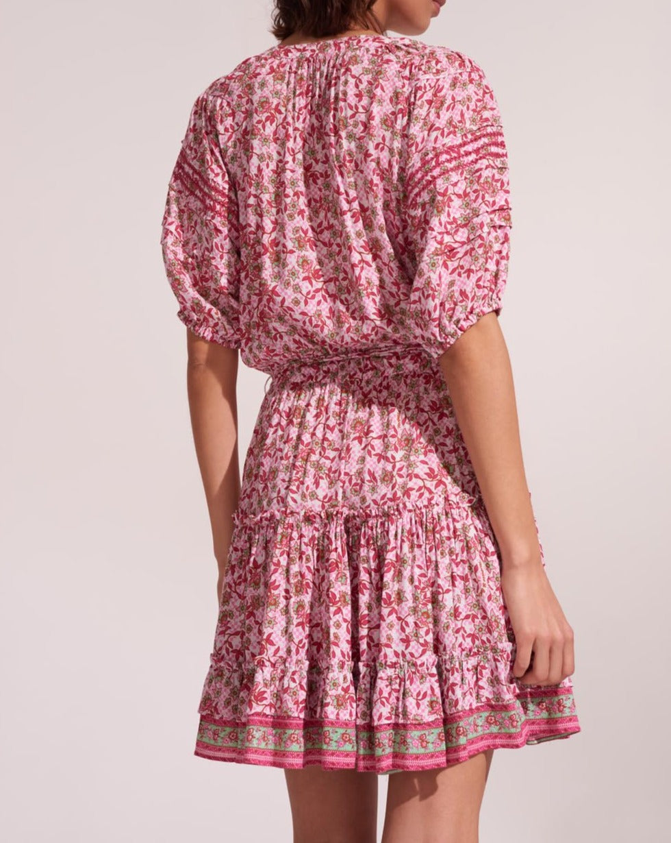 Robe Courte Bona - Pink Blossom - Femme