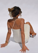 Robe Nassau Long Knit - Cream White