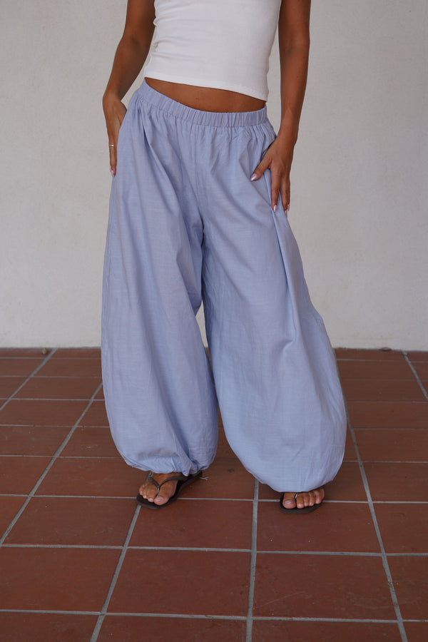 Pantaloni Amapola Blu