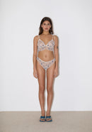 Soutien-Gorge Triangle Volants Carlotta - Sable