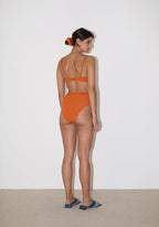 Sergio High Waisted Bikini Bottom - Spritz