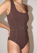 Maillot Une Pièce Greta - Marron