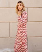 Robe Chevron Nude