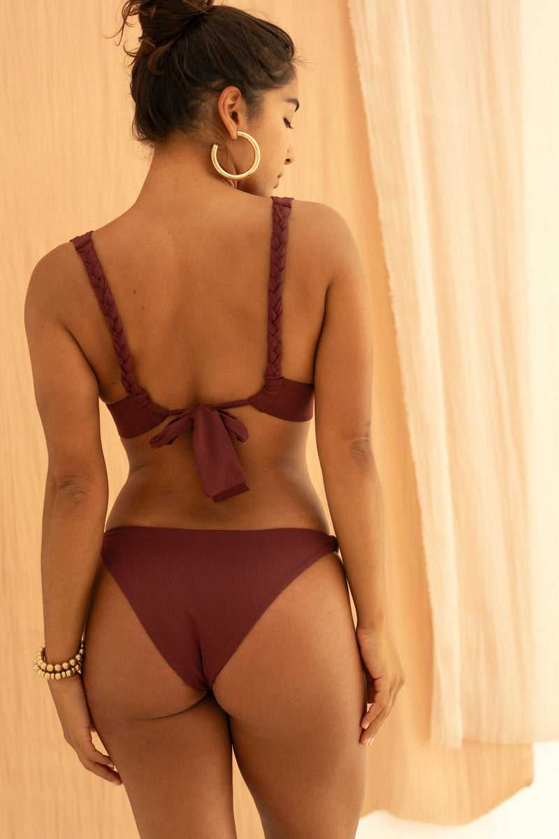 Haut Yasmine - Aubergine