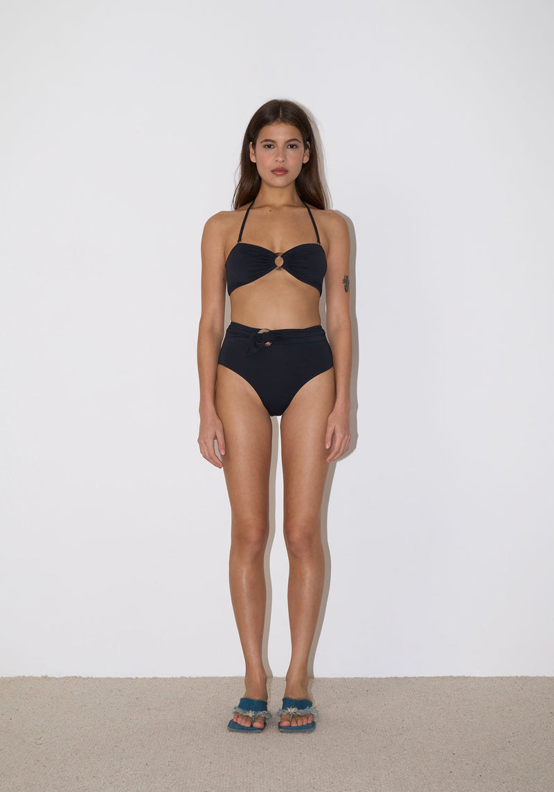 Amber Bikini Bottom - Black