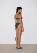 Haut De Maillot Triangle Greta - Marron