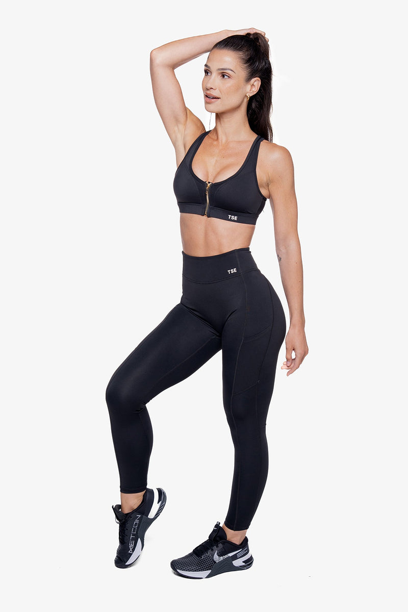 Brassière Zip-Tech - Black
