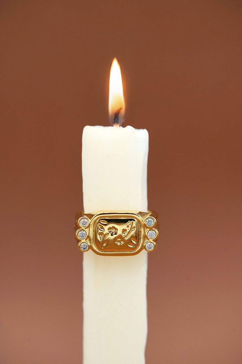 Chevalière Claude Cristal
