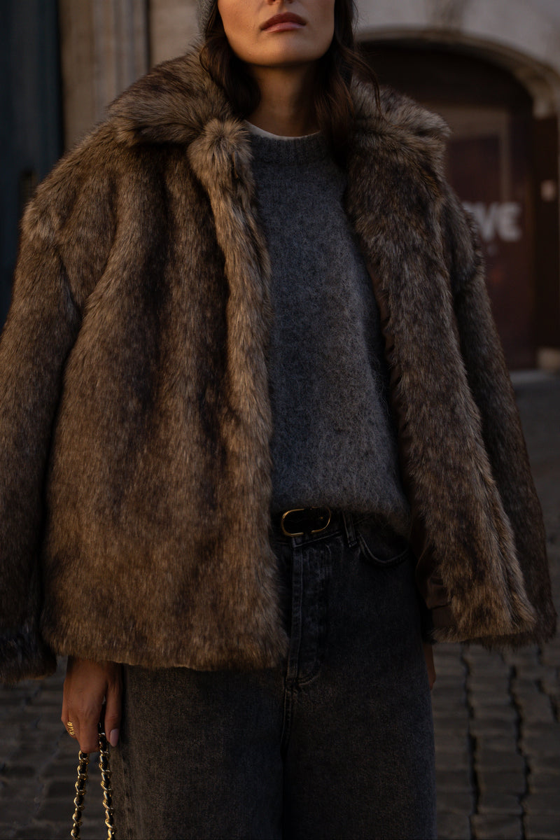 Manteau Jackie Fauve