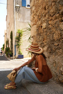 Top Soraya Camel Soutache