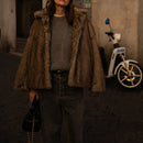 Manteau Jackie Fauve