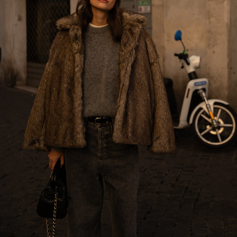 Manteau Jackie Fauve