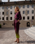 Pantalon Silk Berenjena