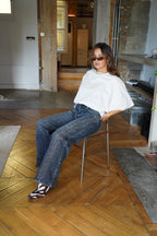 Jeans Silver Zip