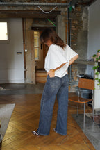Jeans Silver Zip