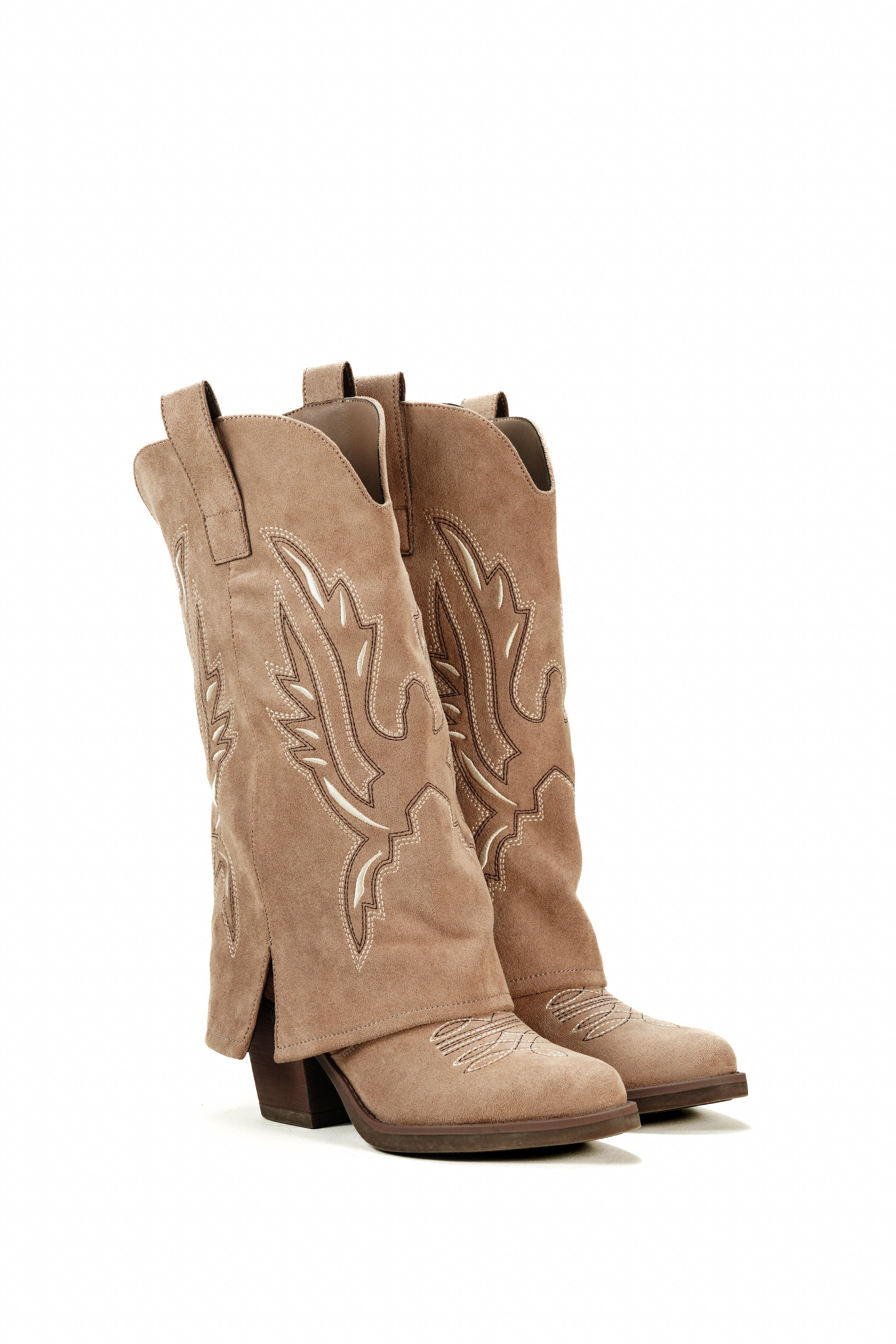Botas Polainas Lucia - Taupe