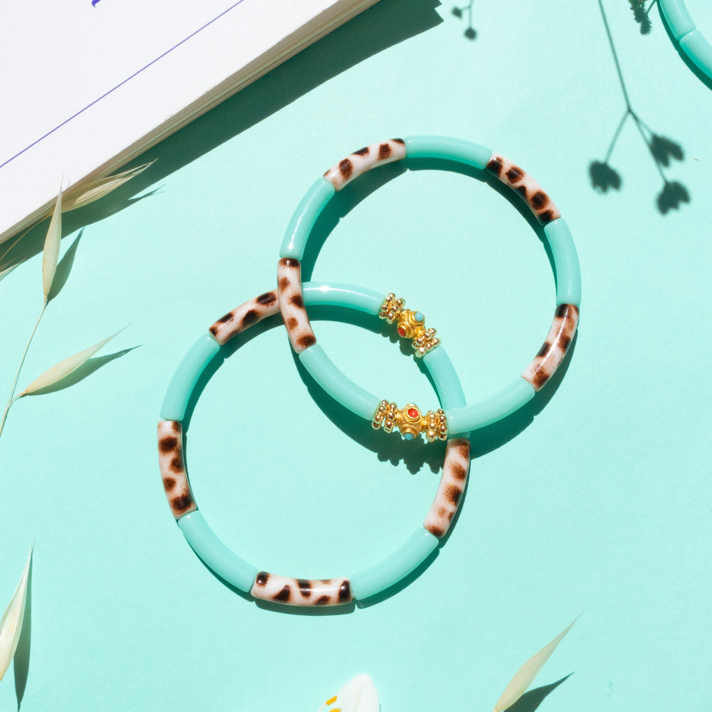 Bracelets Mini Léo - Mix Aqua