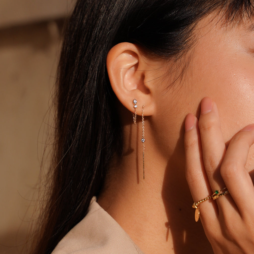 Boucles D'Oreilles Chaine Éclat