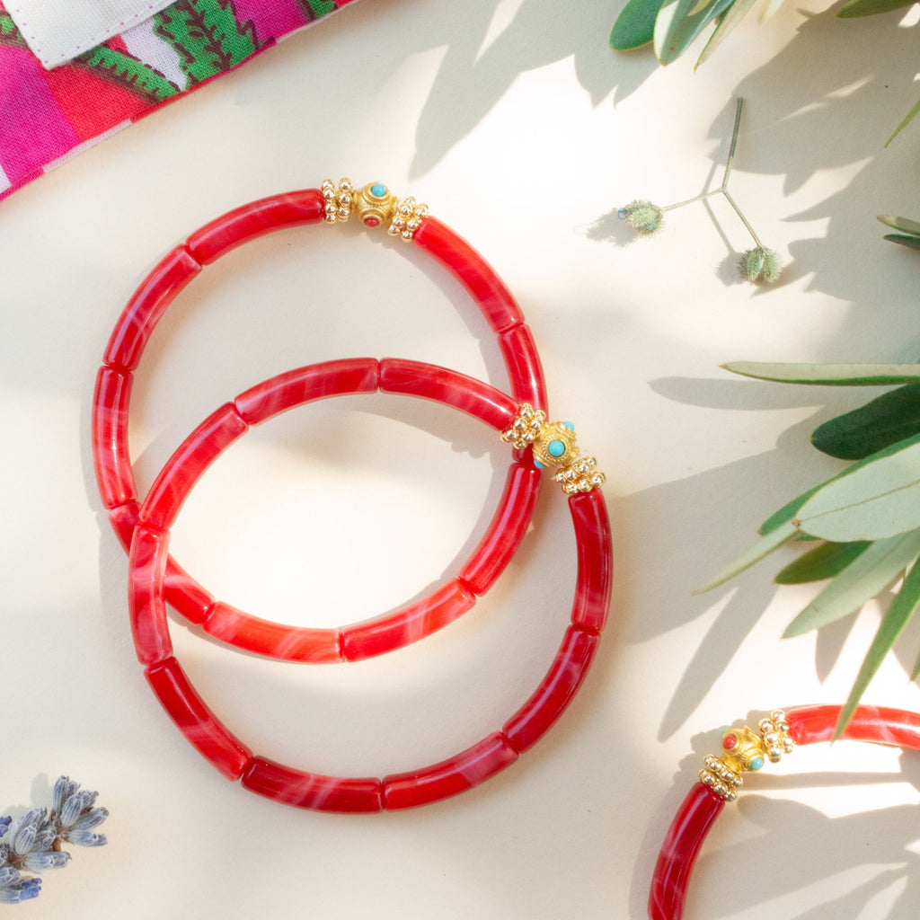 Bracelets Mini Léo - Red