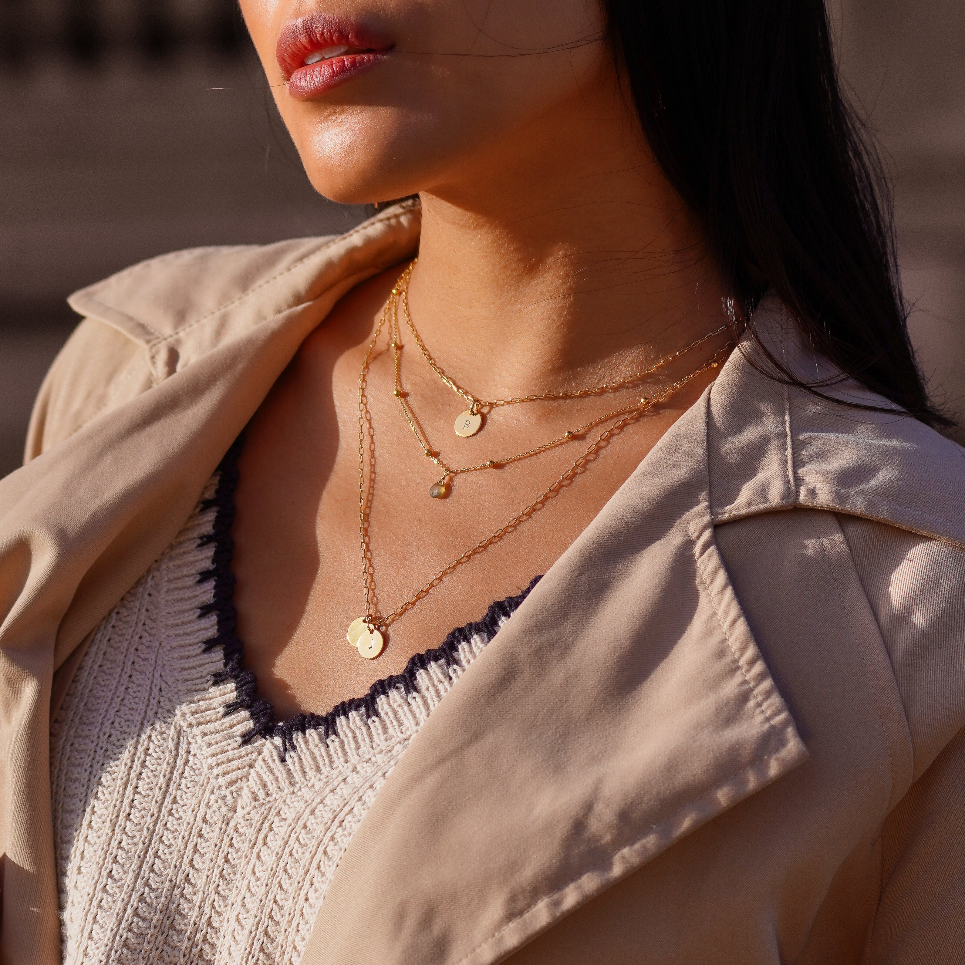 Collier Initiale Personnalisée