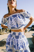 Top Jenna - Broderies Bleu