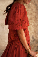 Blouse Krysta Tuscan Red