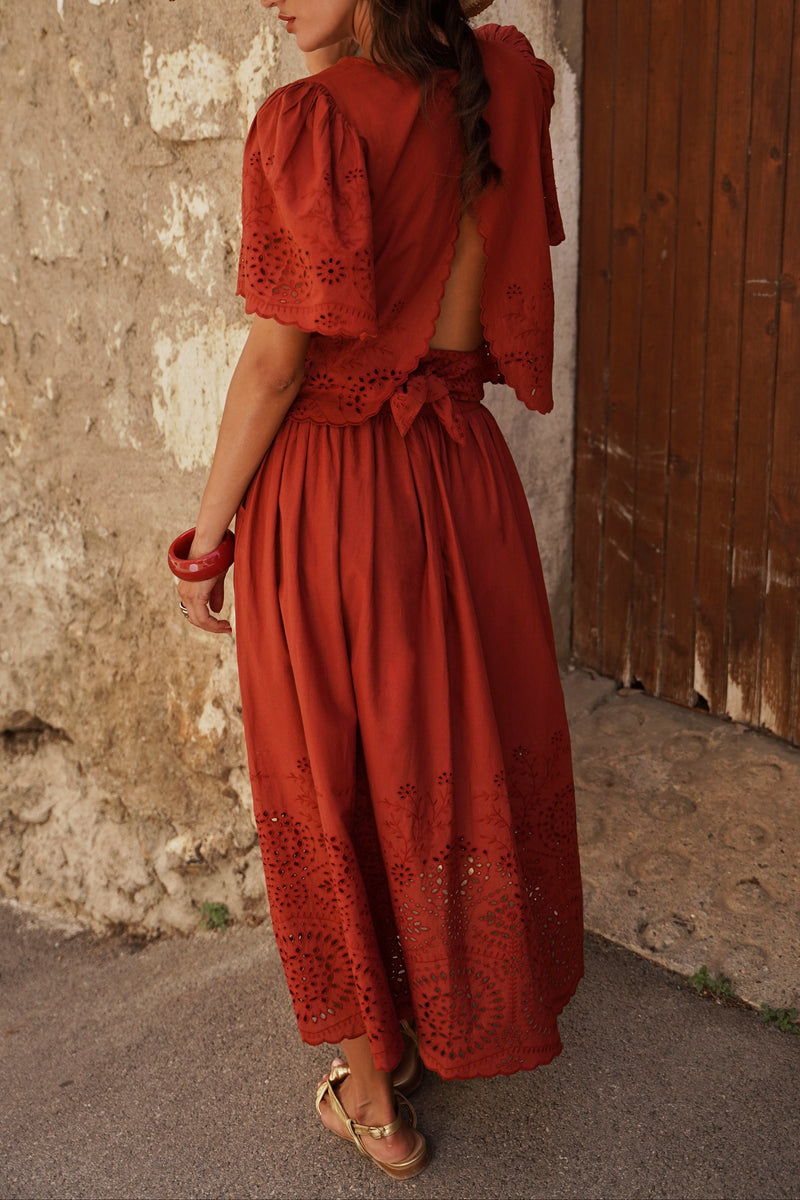 Blouse Krysta Tuscan Red