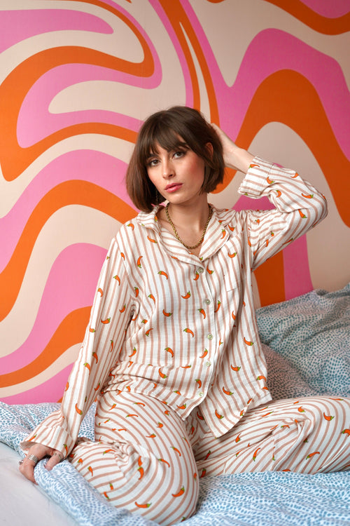 Pyjama Pimenta Beige